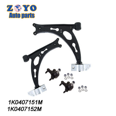 Volkswagen Golf Seat ALTEA Передняя нижняя ручка управления Черный E-покрытие OE NO. 1K0407152M