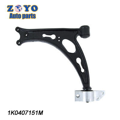 Volkswagen Golf Seat ALTEA Передняя нижняя ручка управления Черный E-покрытие OE NO. 1K0407152M