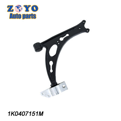 Volkswagen Golf Seat ALTEA Передняя нижняя ручка управления Черный E-покрытие OE NO. 1K0407152M
